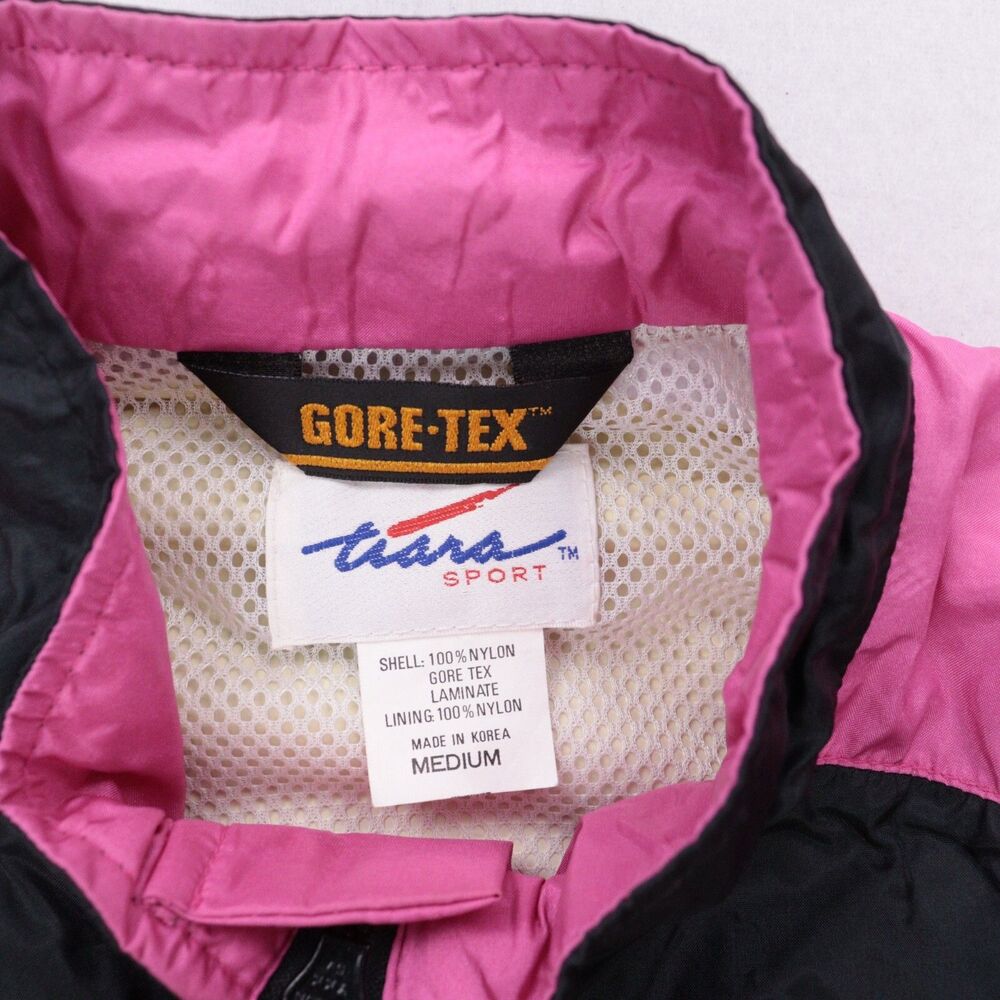 Vintage Tiara Sport Colorblock Women's Jacket Medium GORE-TEX Nylon 90's Retro - Picture 4 of 8